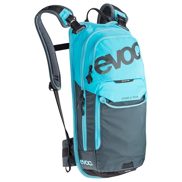 EVOC Stage Backpack 6L + 2L Reservoir Neon Blue Slate