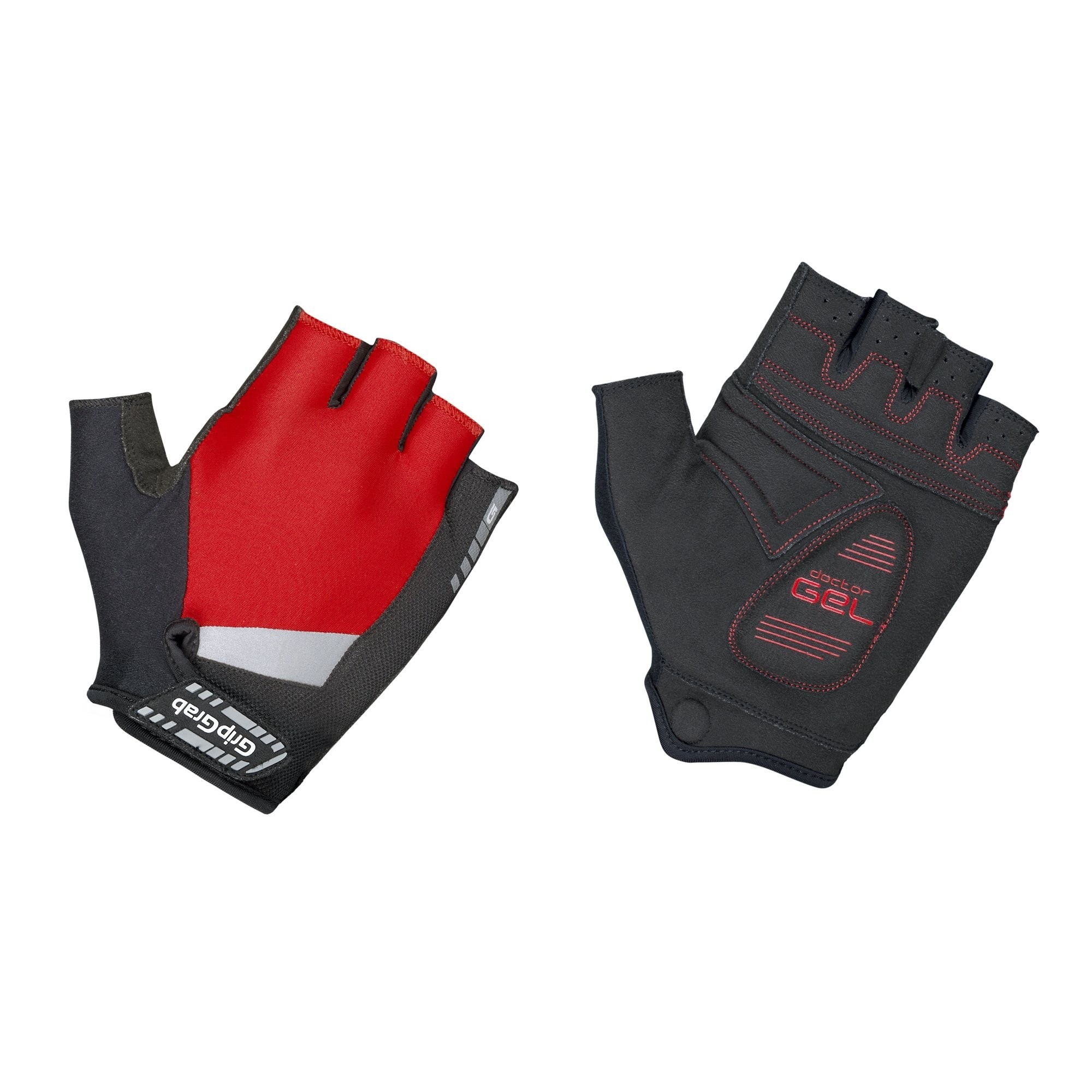 GripGrab supergel gants de cyclisme rouge