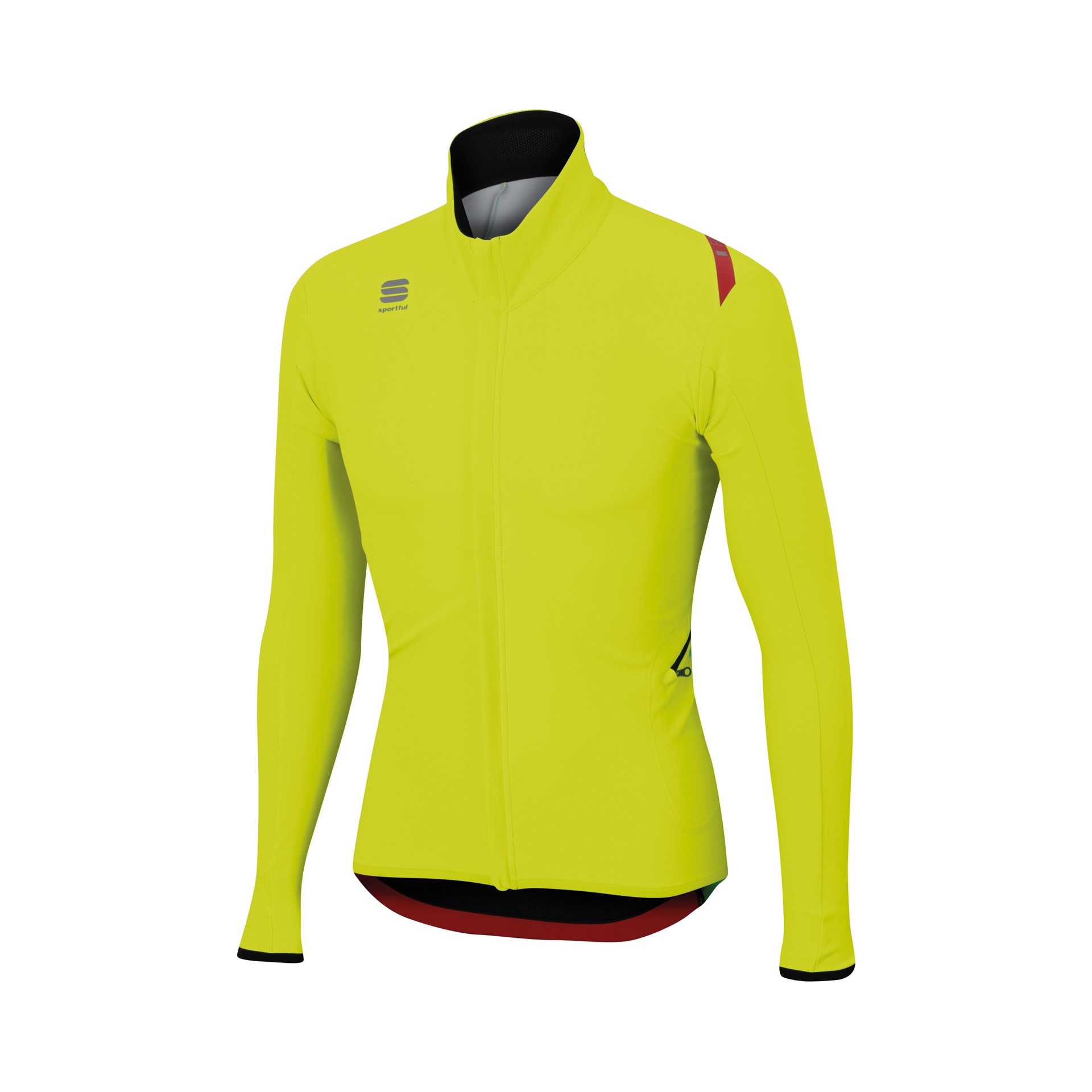 Sportful fiandre light wind veste de cyclisme fluo jaune