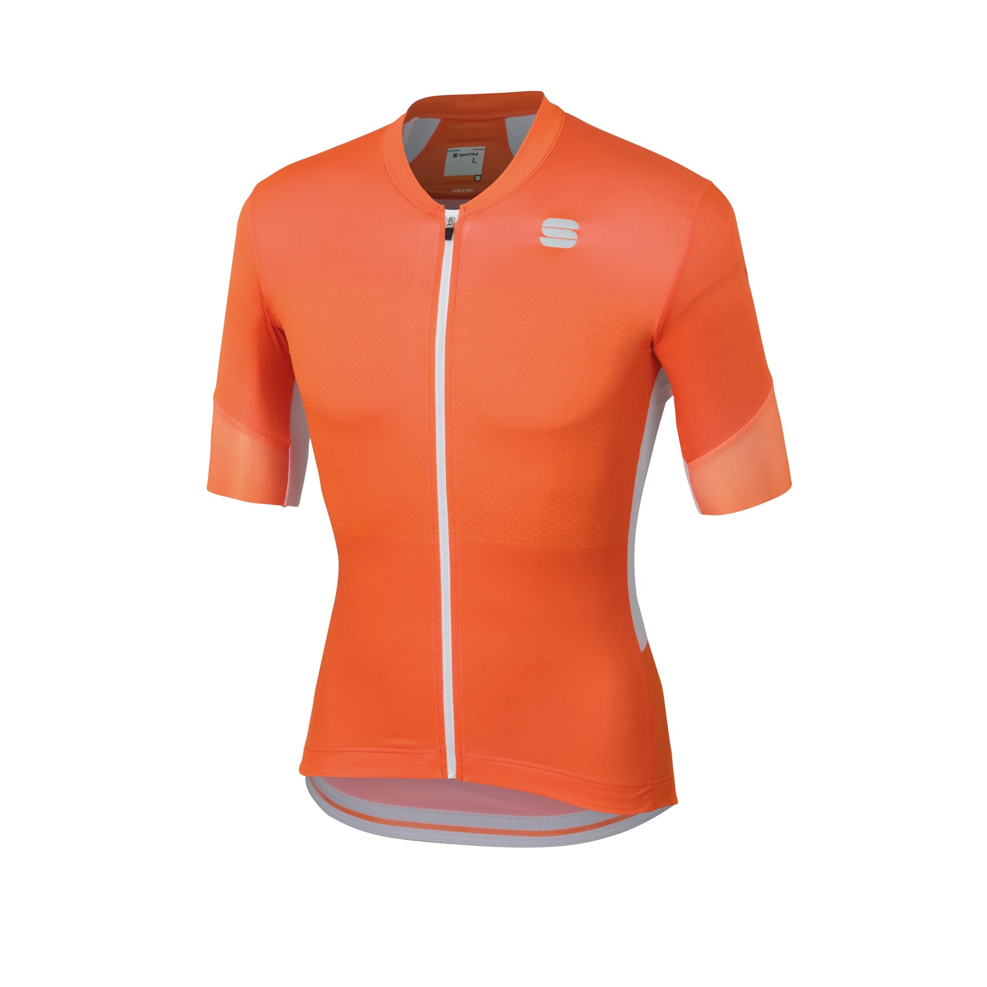 Sportful gts maillot de cyclisme manches courtes orange sdr orange clair blanc
