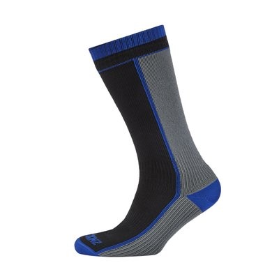 SEALSKINZ Mid Weight Mid Length Sock Black Grey (1111405_004)