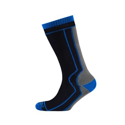 SEALSKINZ Thick Mid Length Sock Black Grey (1111407_004)