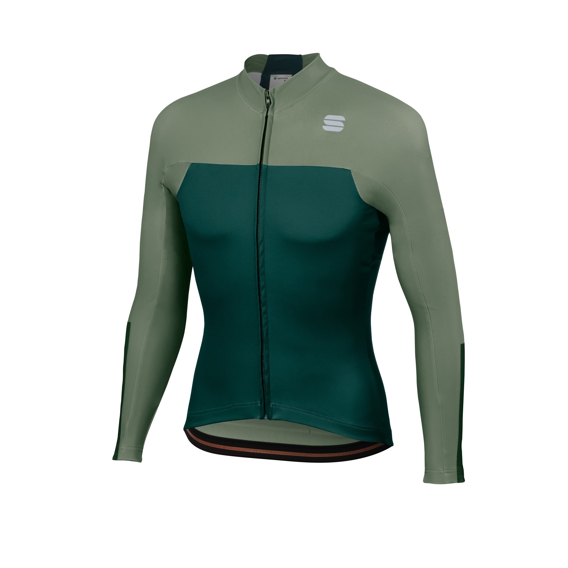 Sportful bodyfit pro thermal maillot de cyclisme à manches longues sea moss dry vert