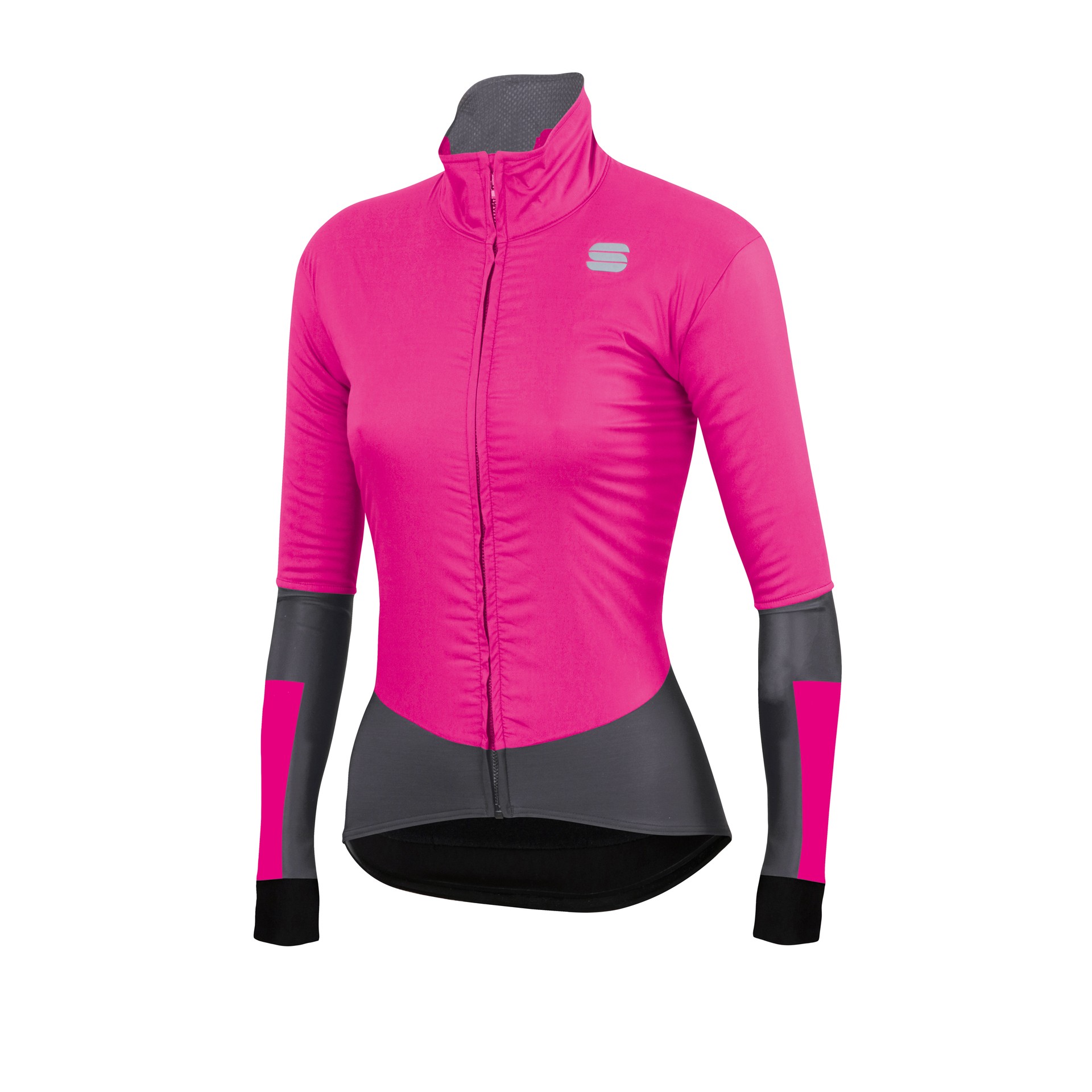 Sportful bodyfit pro veste de cyclisme femme bubble gum rose anthracite
