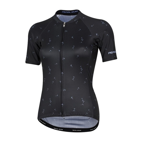Pearl Izumi elite pursuit graphic maillot de cyclisme manches courtes femme noir lavender wish
