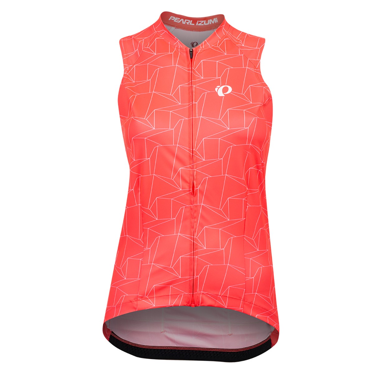 Pearl Izumi Dames Top Attack Atomic Red/Wit Origami 