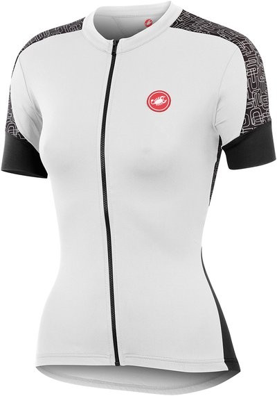 CASTELLI Scarabocchio Lady Jersey SS White Black