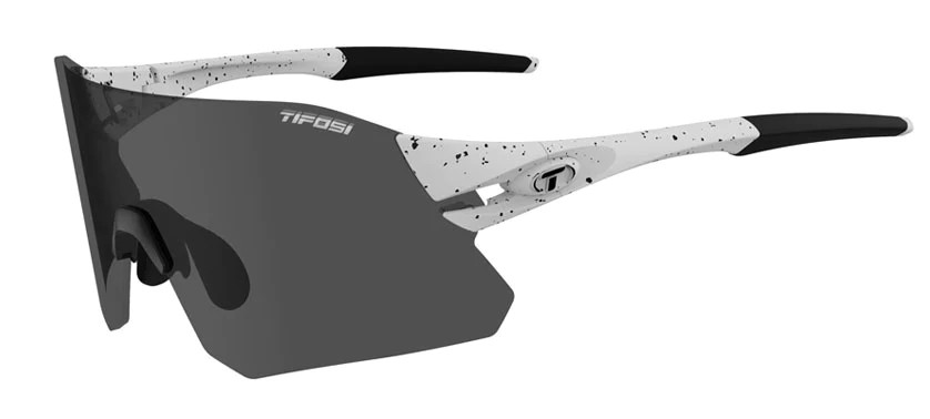 Tifosi Rail Fietsbril Cookies and Cream / Smoke - AC - Red/Clear Lens