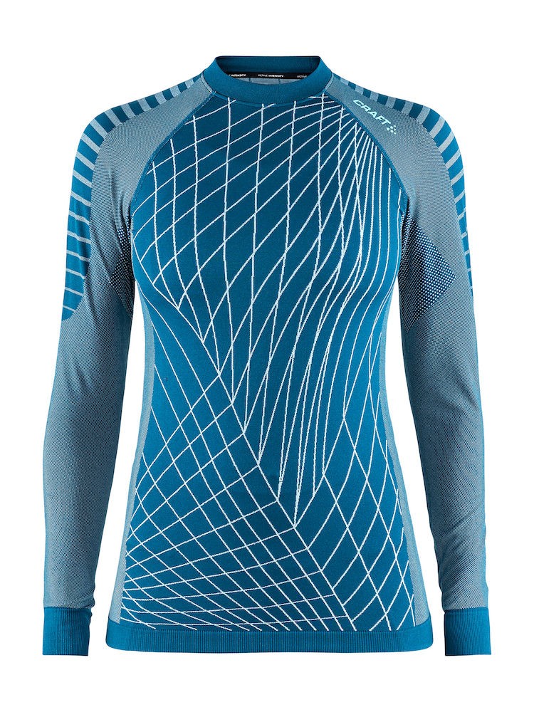 Craft active intensity CN sous-vêtement manches longues femme fjord bleu