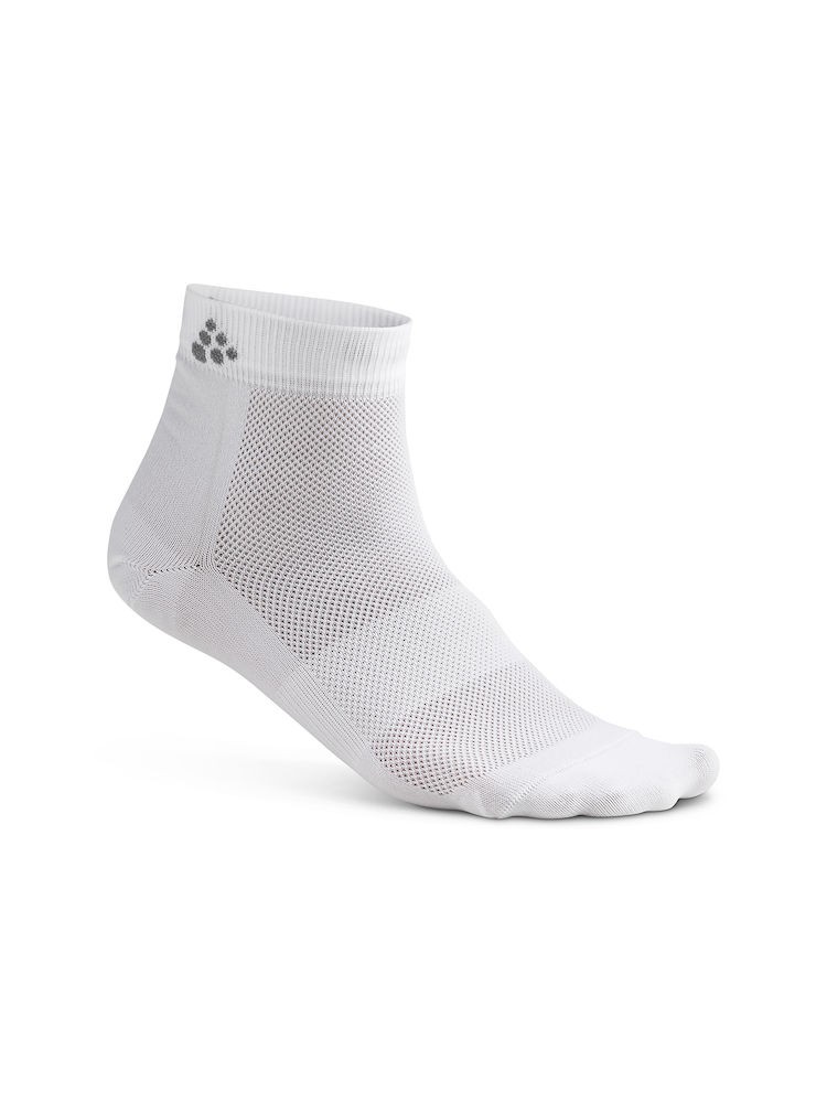 Craft greatness mid chaussettes blanc (3-pack)