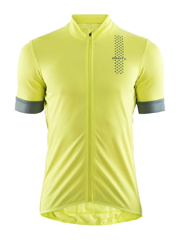 Craft rise maillot de cyclisme manches courtes lime jaune gravity vert