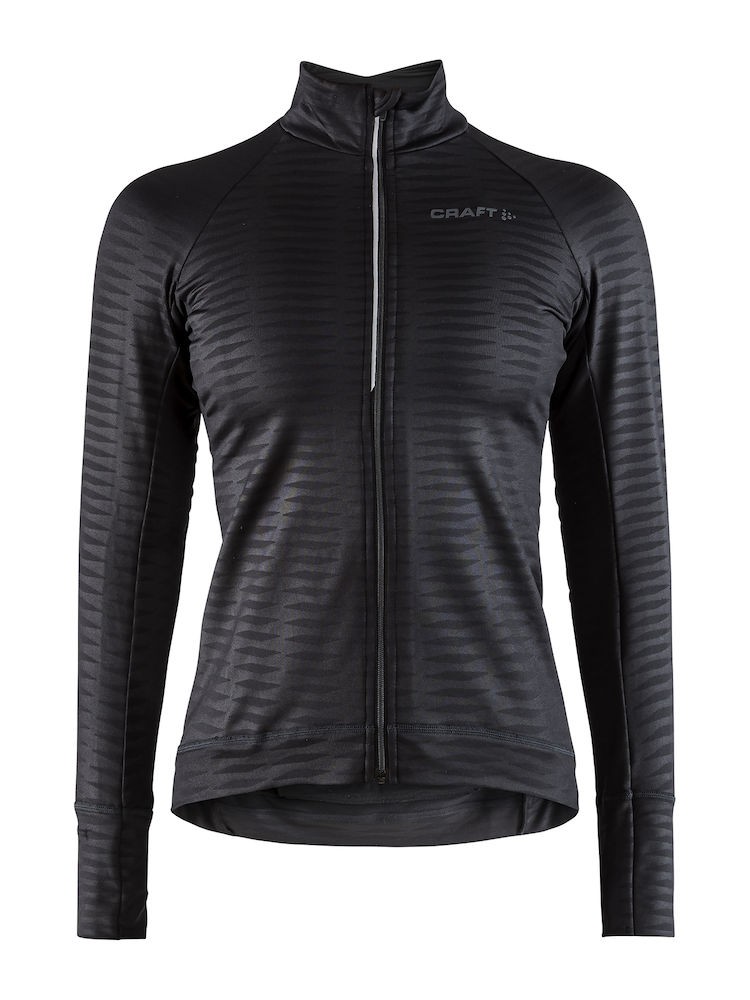 Craft velo thermal 2.0 maillot de cyclisme femme manches longues noir