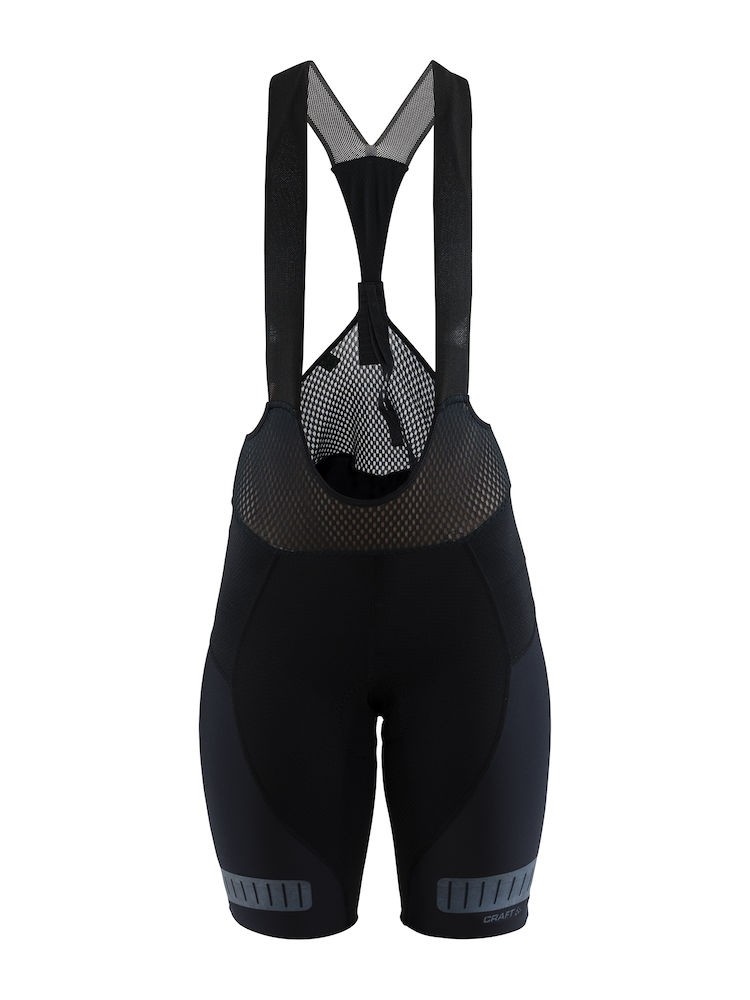 Craft hale glow cuissard de cyclisme courtes à bretelles femme noir