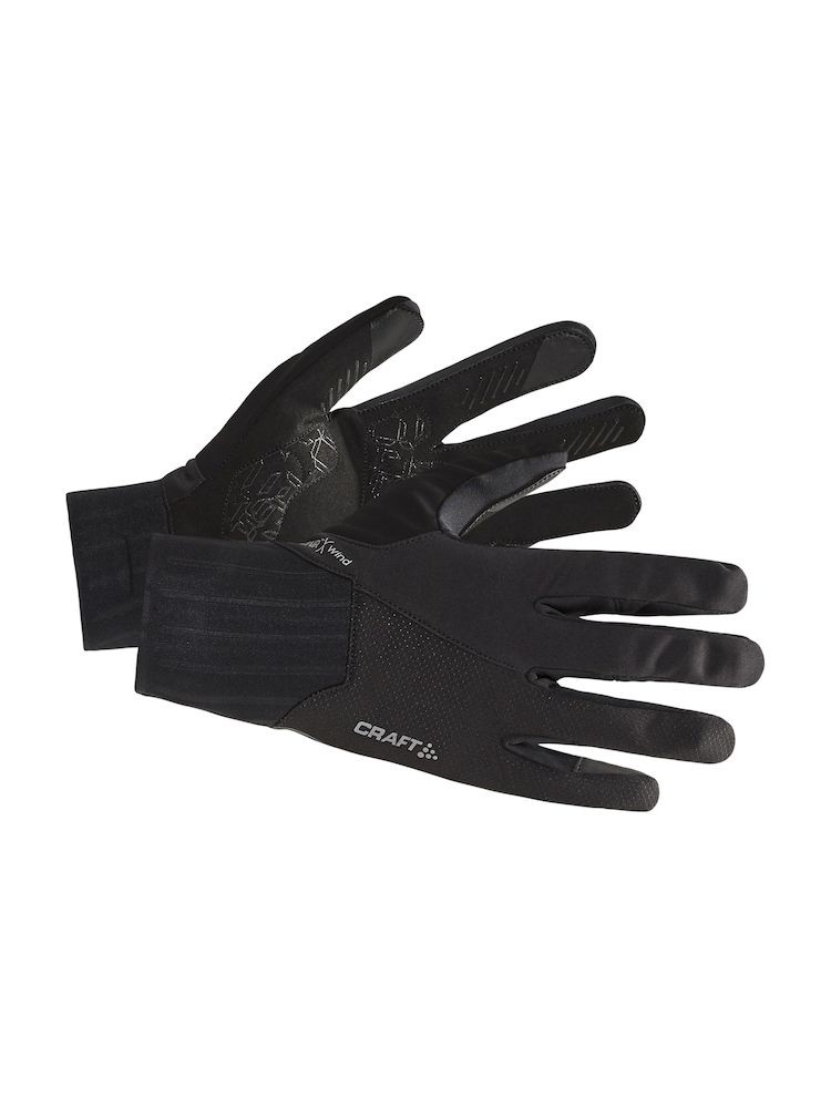 Craft all weather gants de cyclisme noir