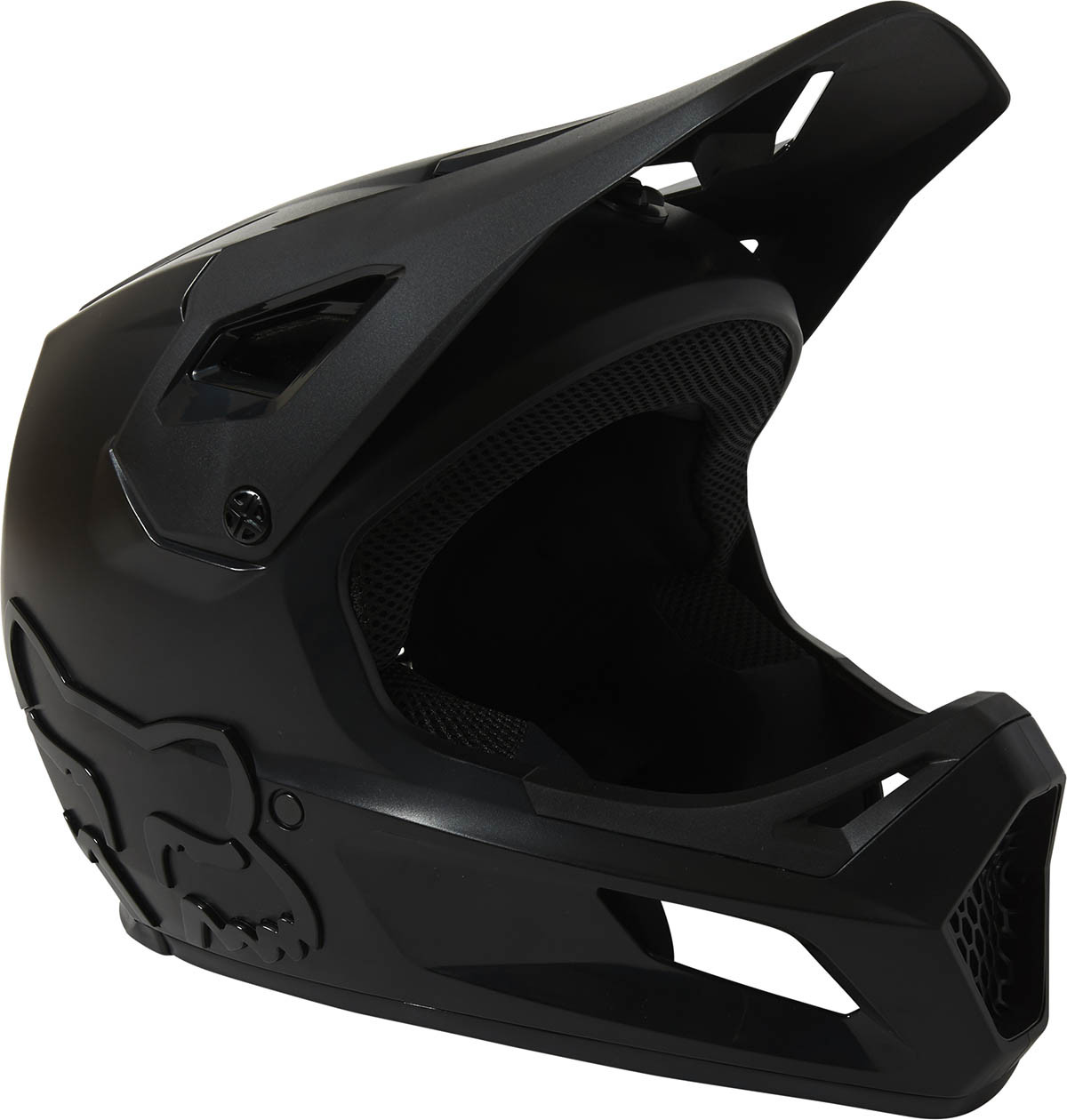 Fox Yth Rampage Helmet - Black / Black