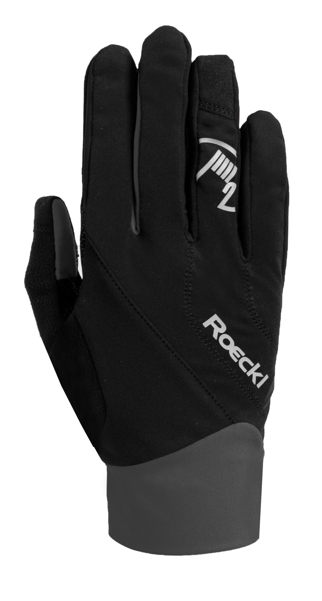 Roeckl prag gants de cyclisme noir gris