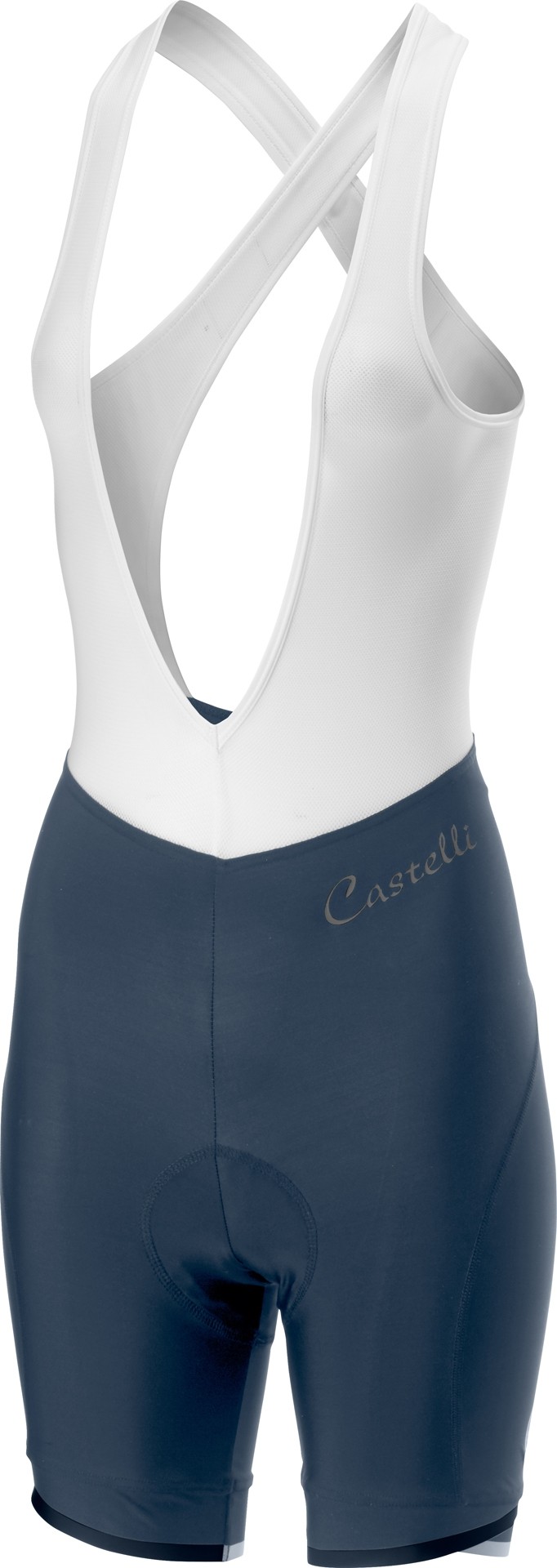 Castelli vista cuissard court avec bretelles femme steel blue foncé