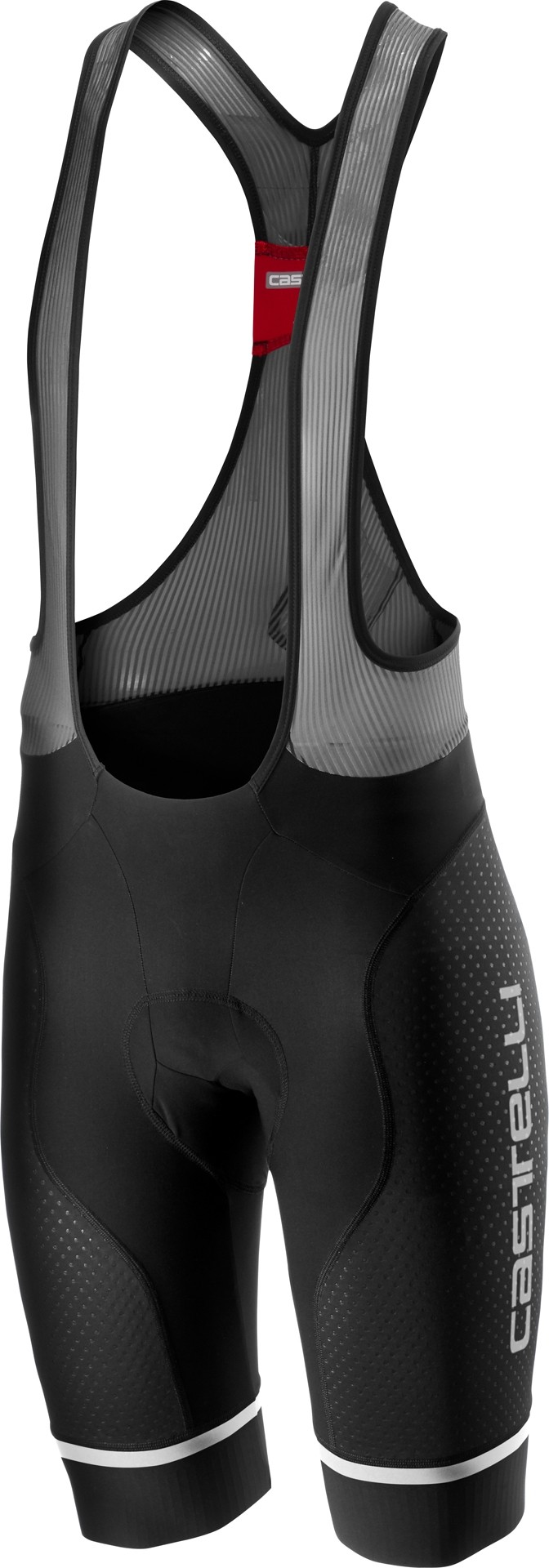 Castelli free aero race 4 kit cuissard de cyclisme courtes à bretelles noir gris foncé