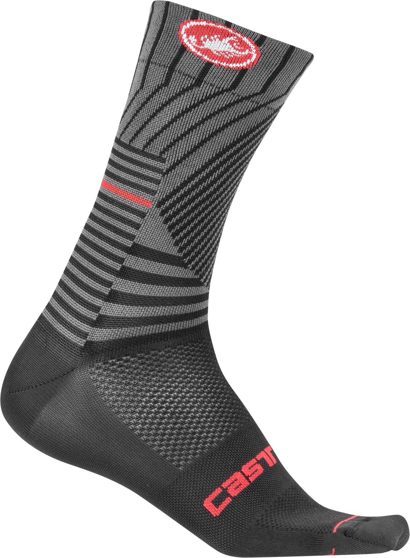 Castelli pro mesh 15 chaussures de cyclisme noir rouge