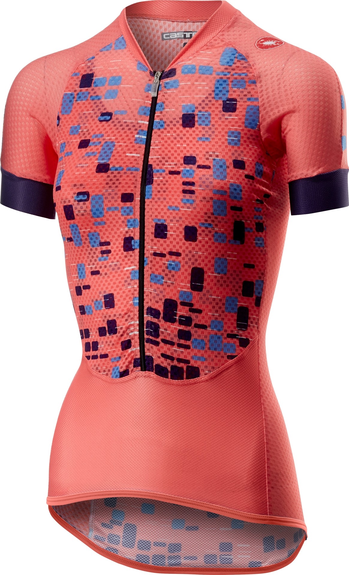 Castelli climber’s maillot de cyclisme manches courtes femme salmon rose