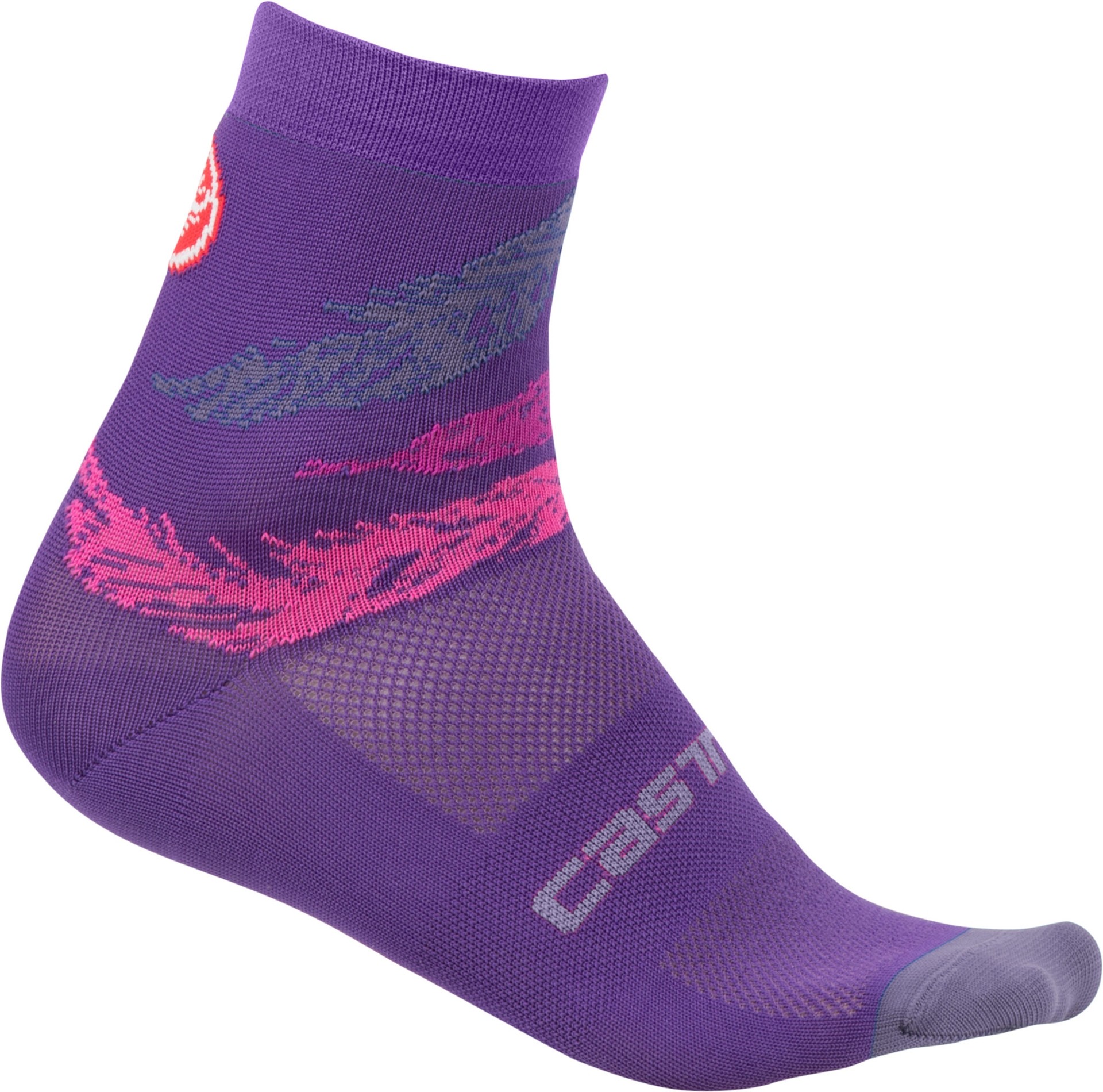 Castelli tr chaussettes de cyclisme femme piuma violet