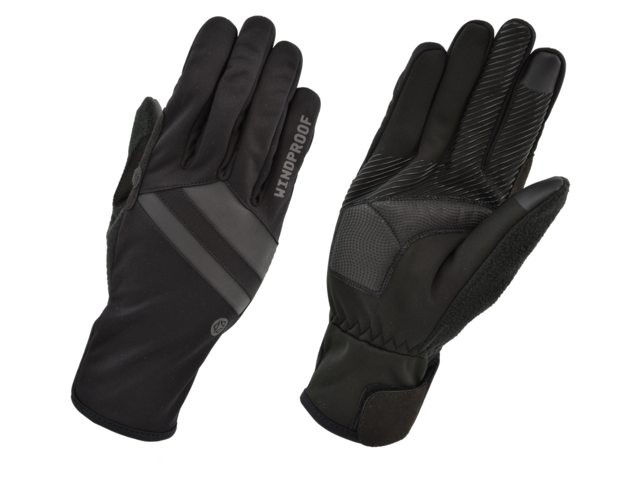 Agu essential windproof gants de cyclisme noir