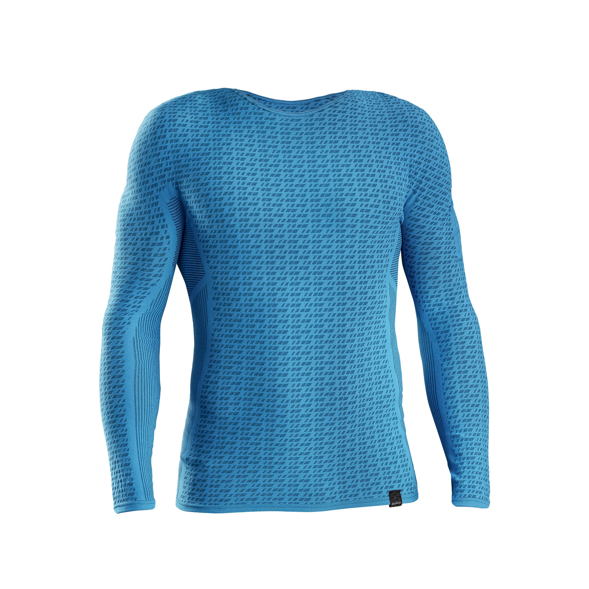 GripGrab freedom seamless thermal sous-vêtement à manches longues bleu