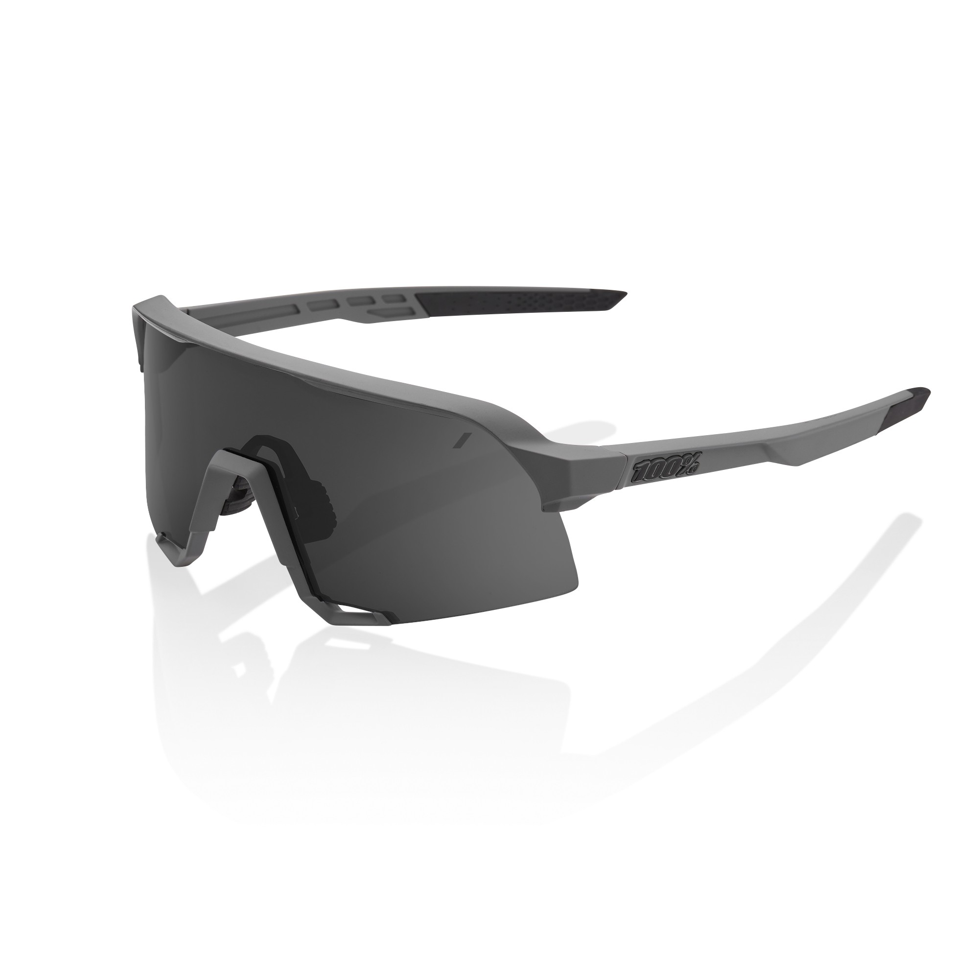 100% S3 lunettes de cyclisme cool gris mat - smoke lentille