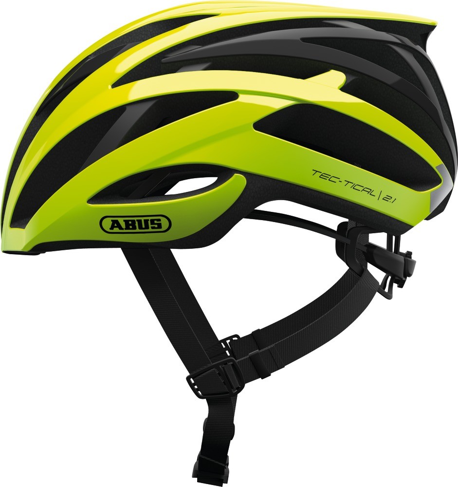 Abus tec-tical 2.1 casque de vélo neon jaune