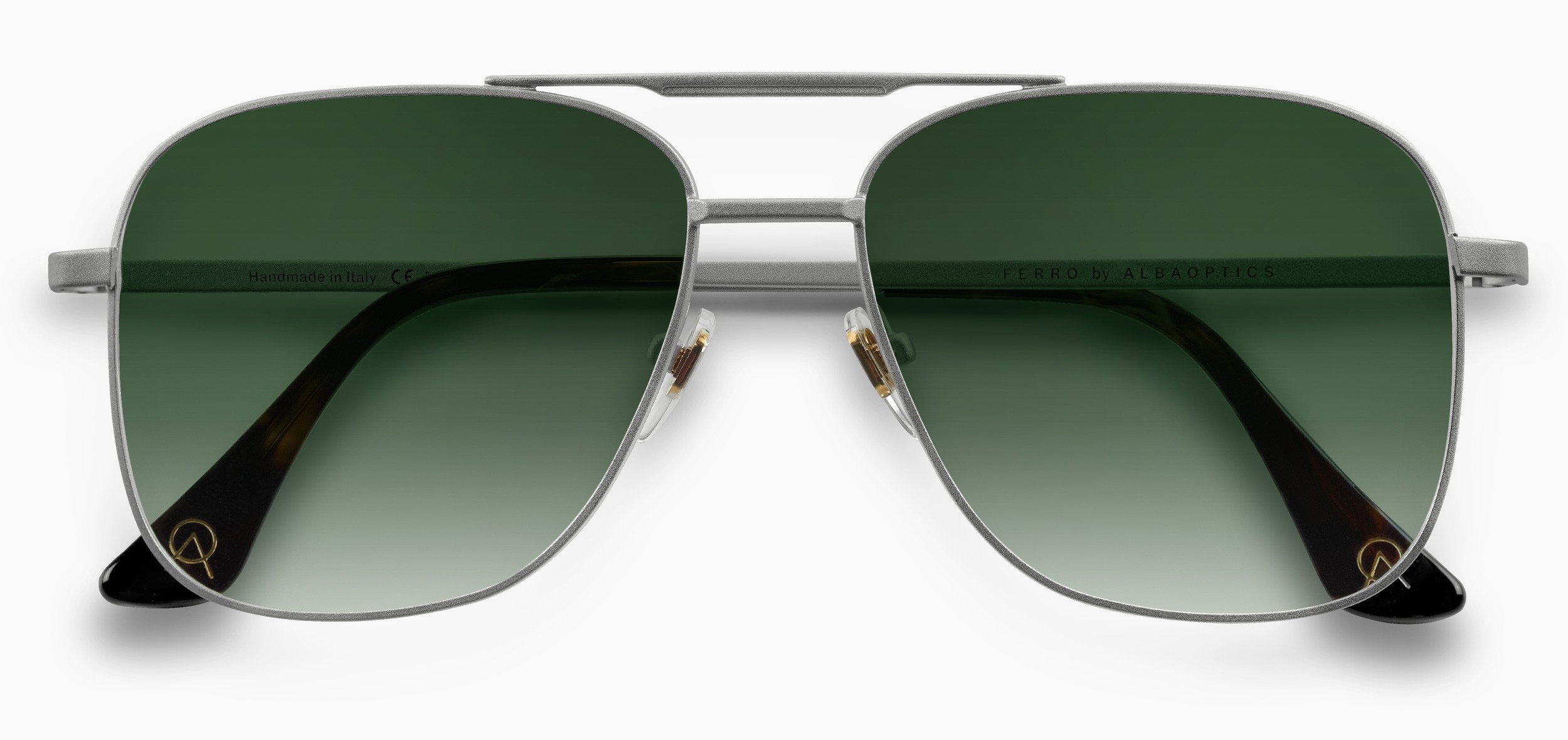 Alba Optics ferro lunettes de cyclisme argent - vzum leaf lentille