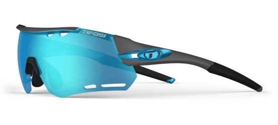 Tifosi alliant fietsbril gunmetal clarion blauw