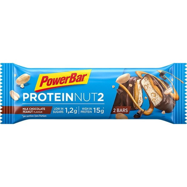 Powerbar protein nut2 reep milk chocolate peanut 60g