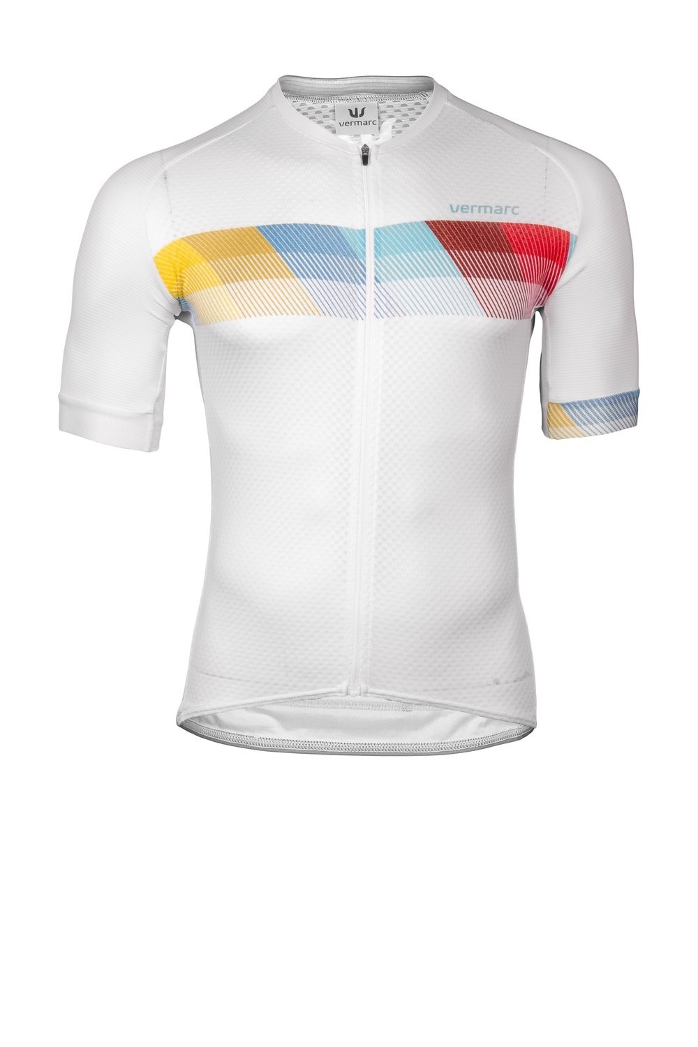 Vermarc chroma summer maillot de cyclisme manches courtes blanc
