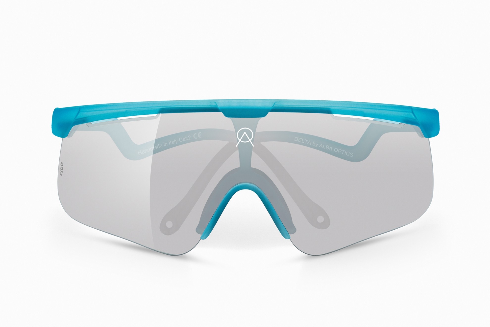 Alba Optics delta candy fietsbril roy blauw - vzum mr alu lens