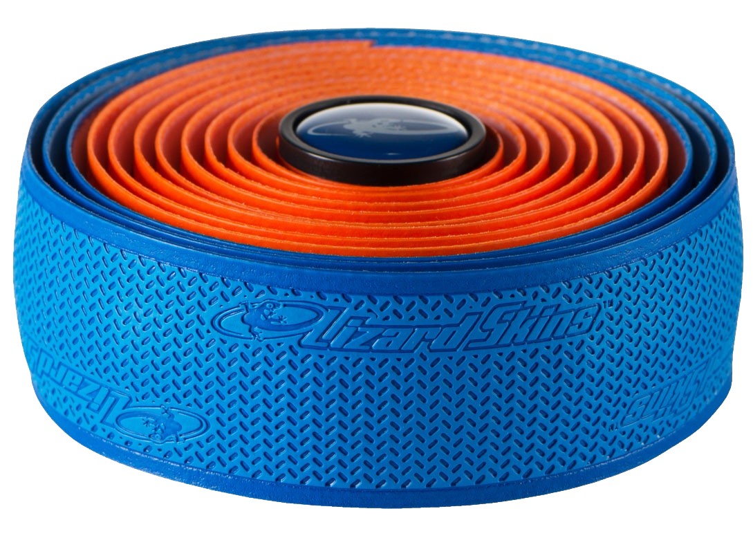 LIZARD SKINS DSP 2.5mm Dual Color Stuurlint Cobalt Blue Orange