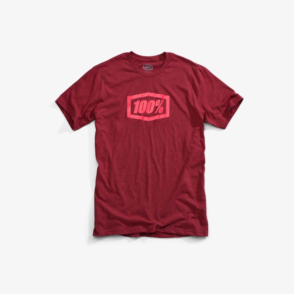 100% Essential t-shirt burgundy 