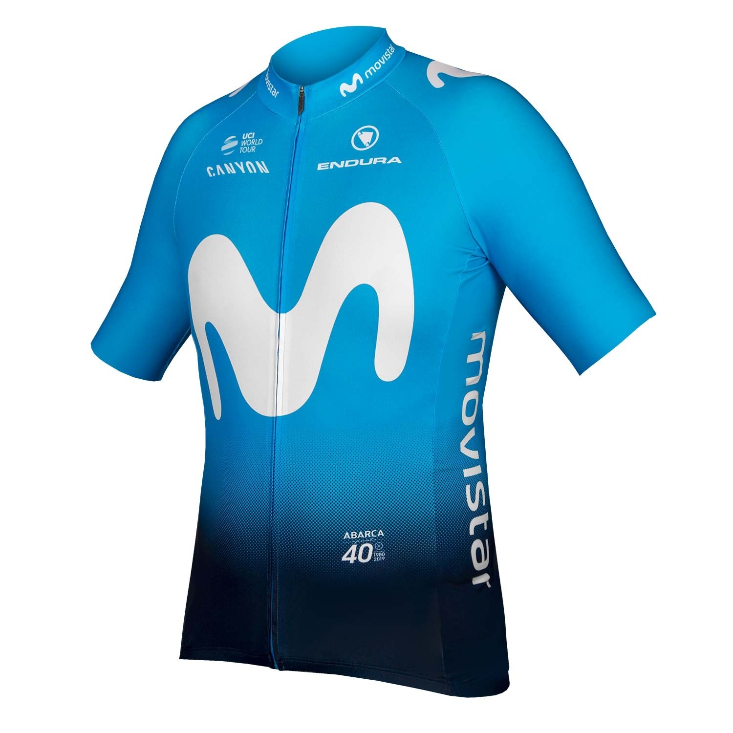 Endura Movistar team maillot de cyclisme manches courtes 2019