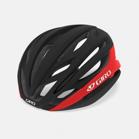 Giro syntax casque de cyclisme noir mat bright rouge
