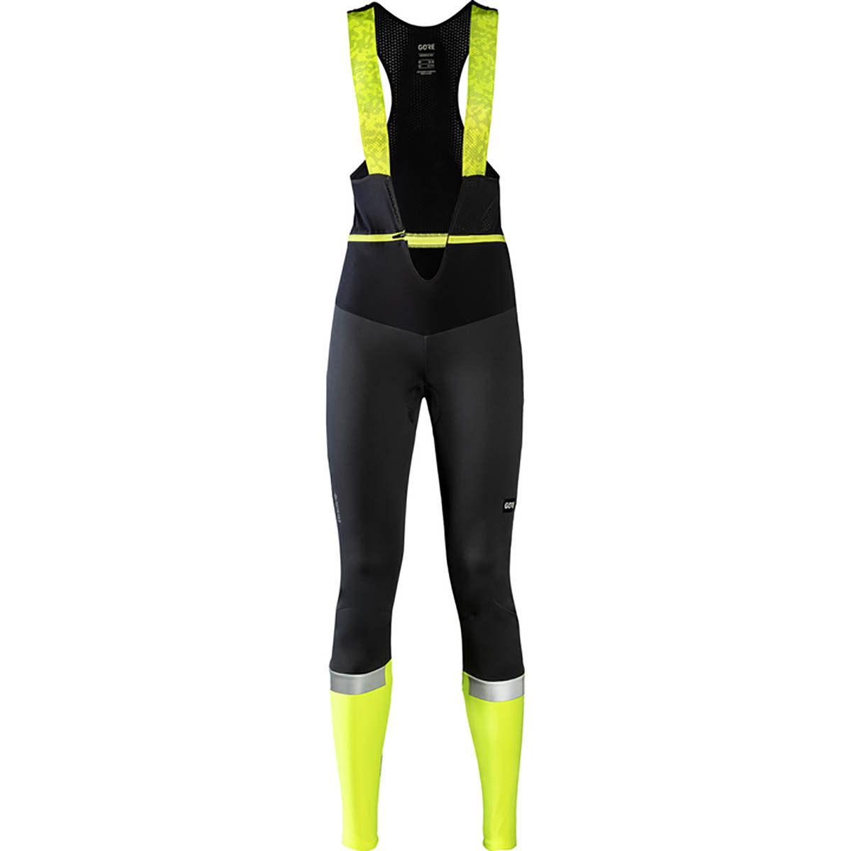 Gore Wear Ability Thermo Bib Tights+ Womens - Black/Neon Yellow