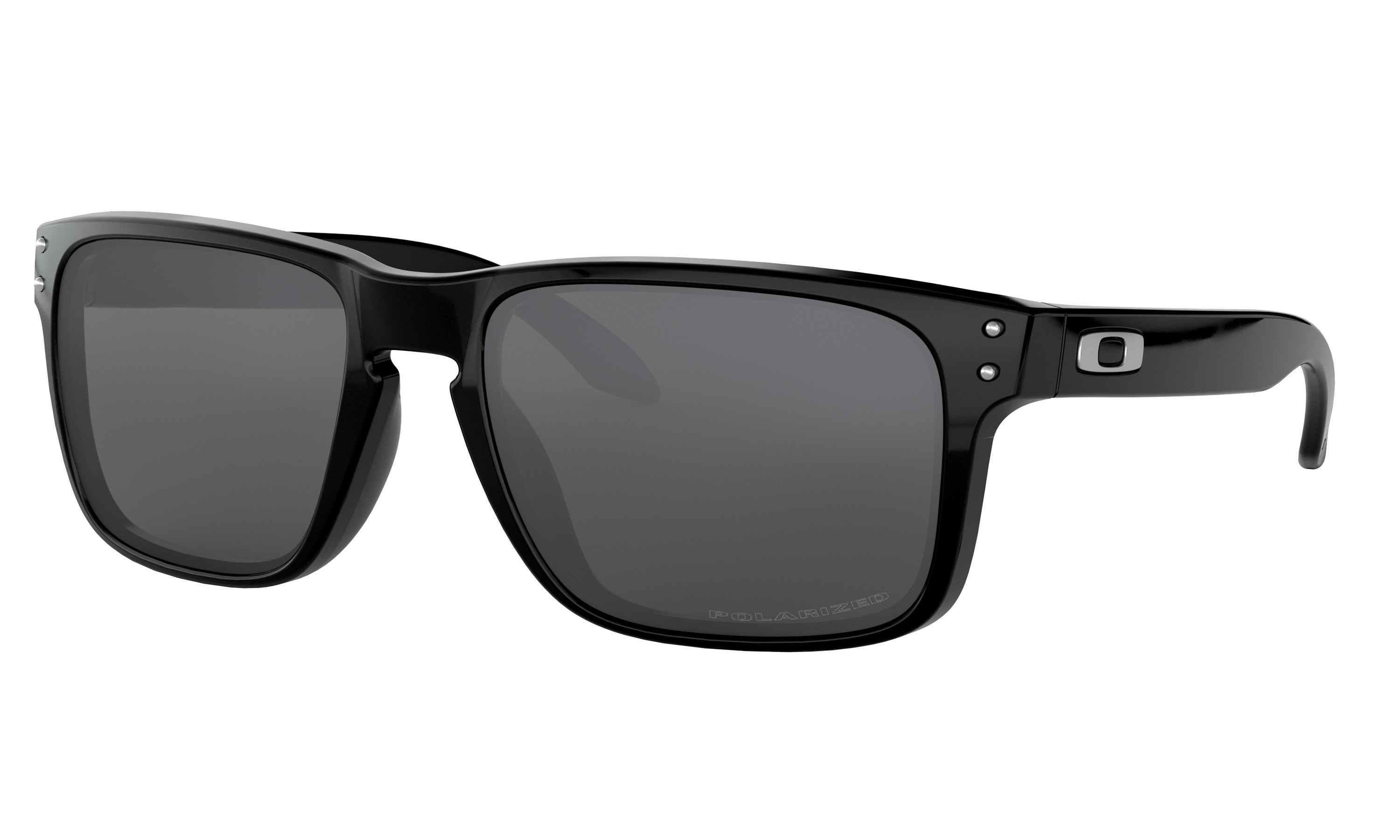Oakley holbrook lunettes de soleil polished noir - grey polarized lentille