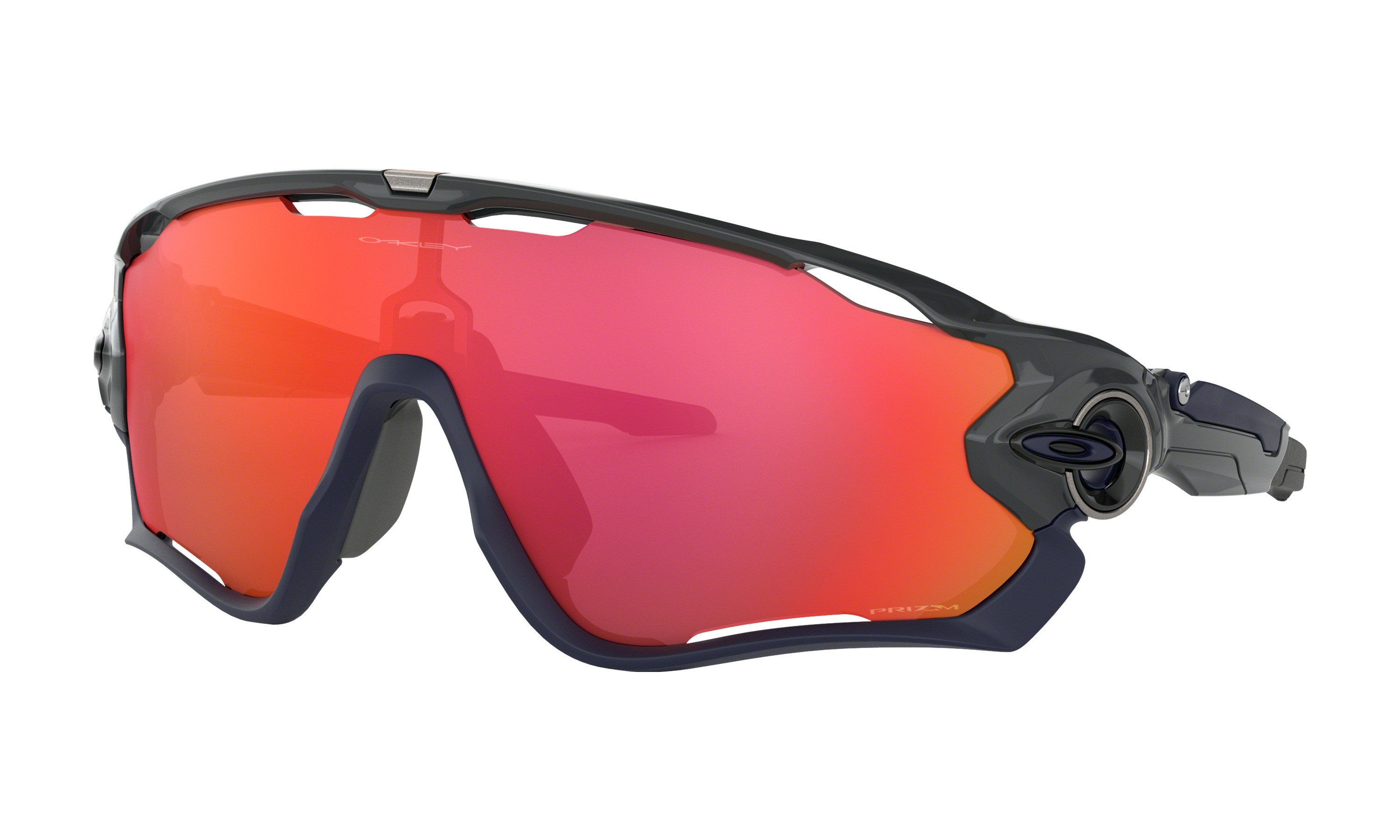 Oakley jawbreaker lunettes de cyclisme carbon - prizm trail torch lentille