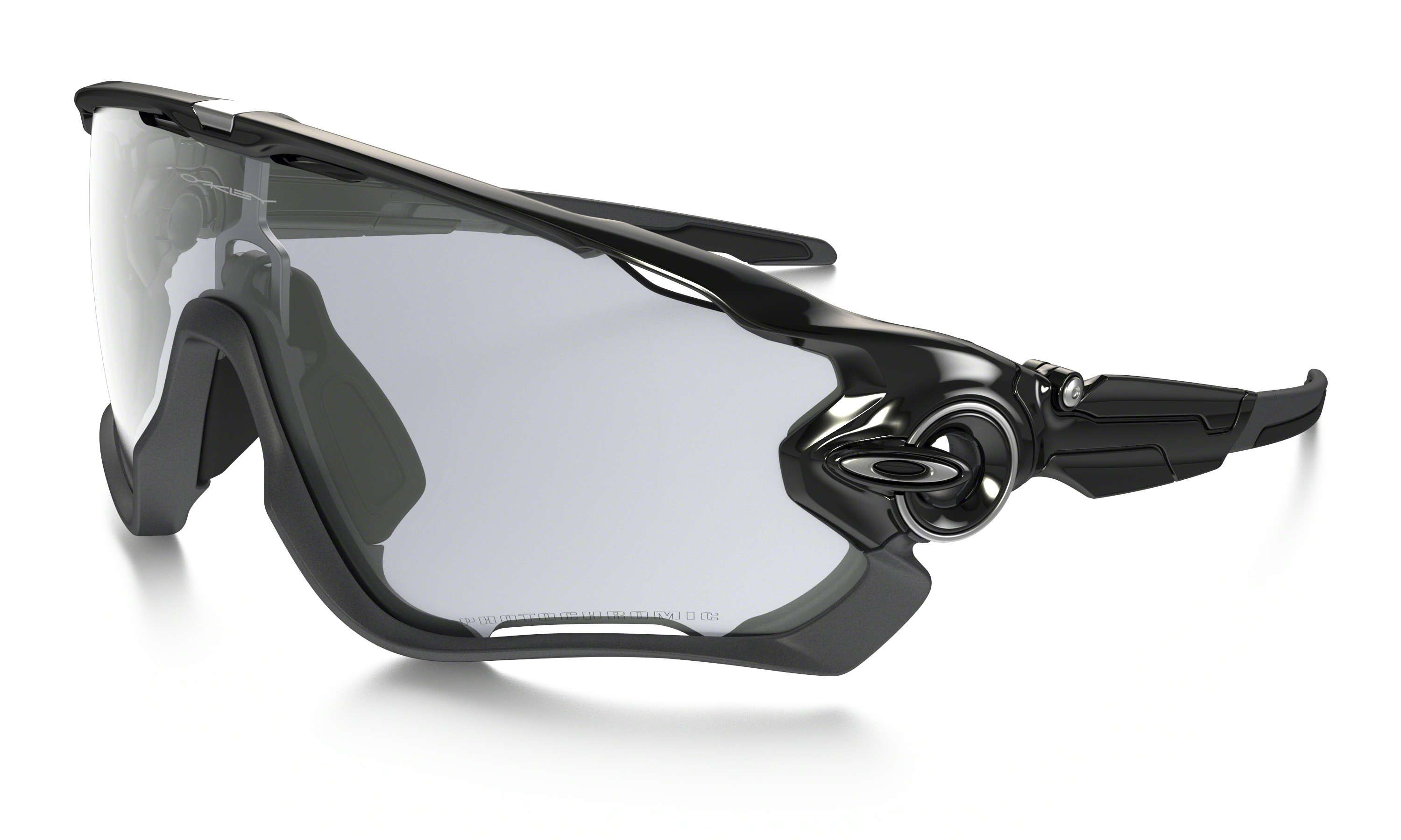 Oakley jawbreaker fietsbril polished zwart - photochromic lens