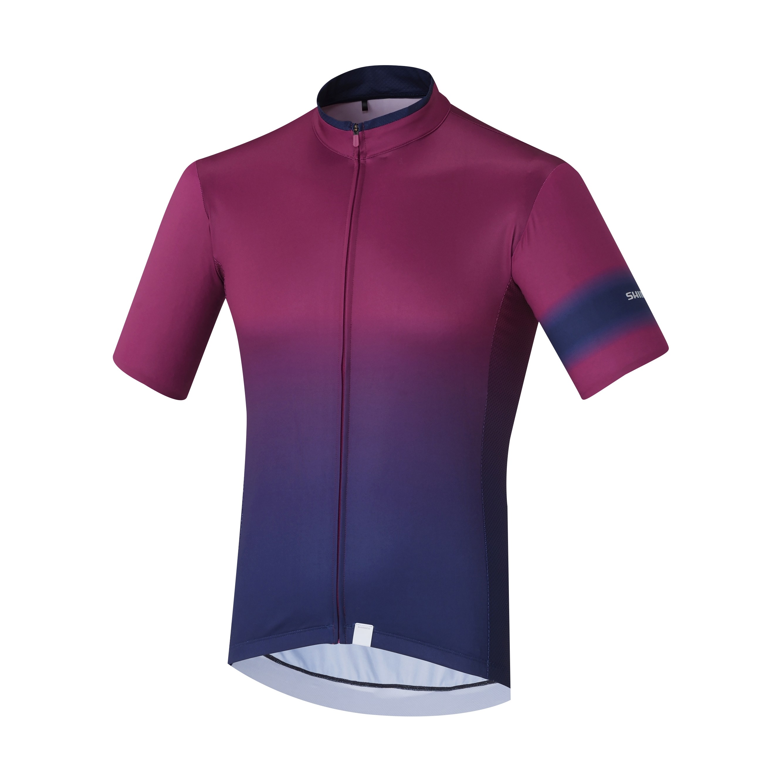 Shimano mirror cool maillot de cyclisme manches courtes violet