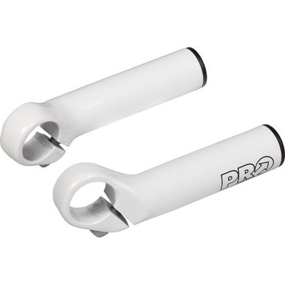 PRO Bar Ends Straight Forged White