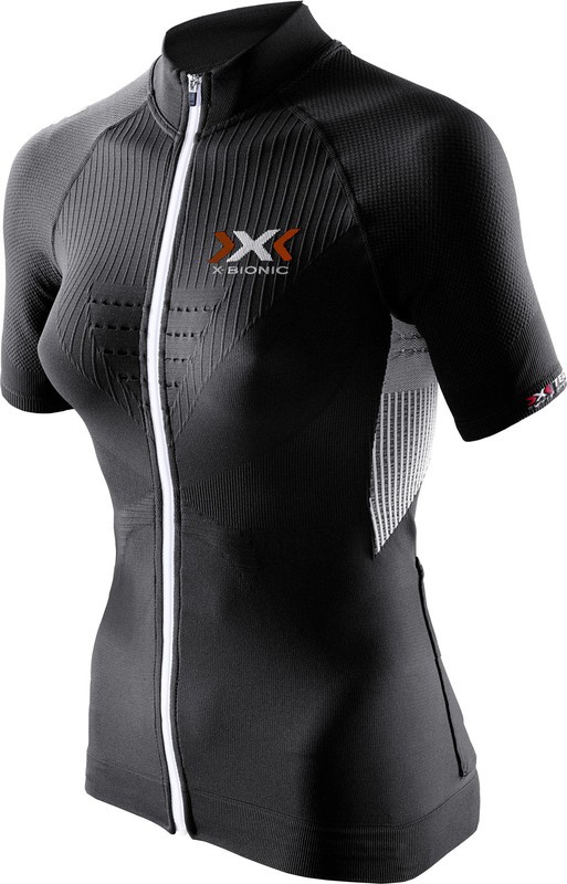 X-Bionic the trick biking maillot de cyclisme manches courtes femme noir