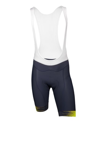 Vermarc seiso sp.l cuissard de cyclisme courtes à bretelles navy bleu fluo jaune