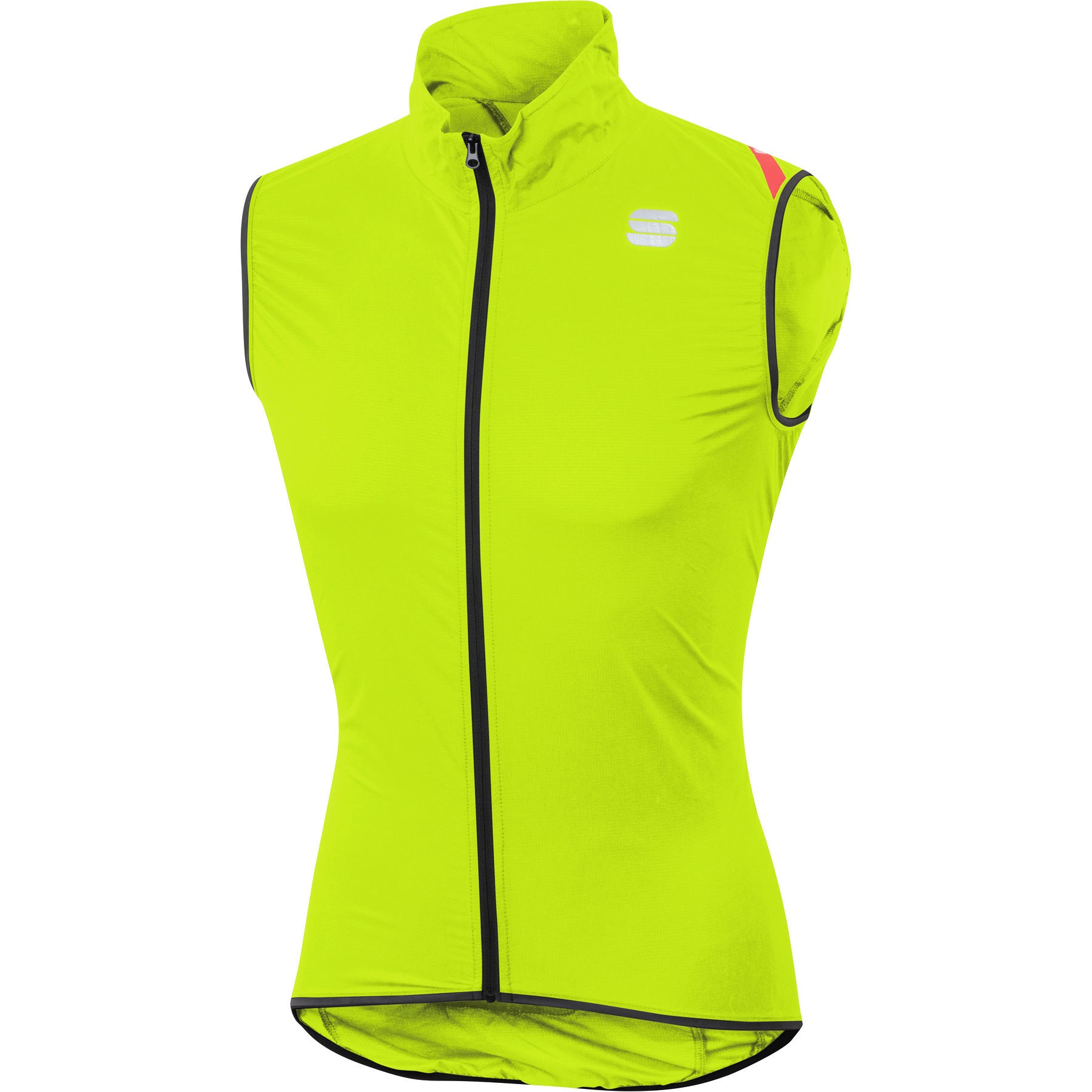 Sportful hot pack 6 gilet coupe-vent fluo jaune