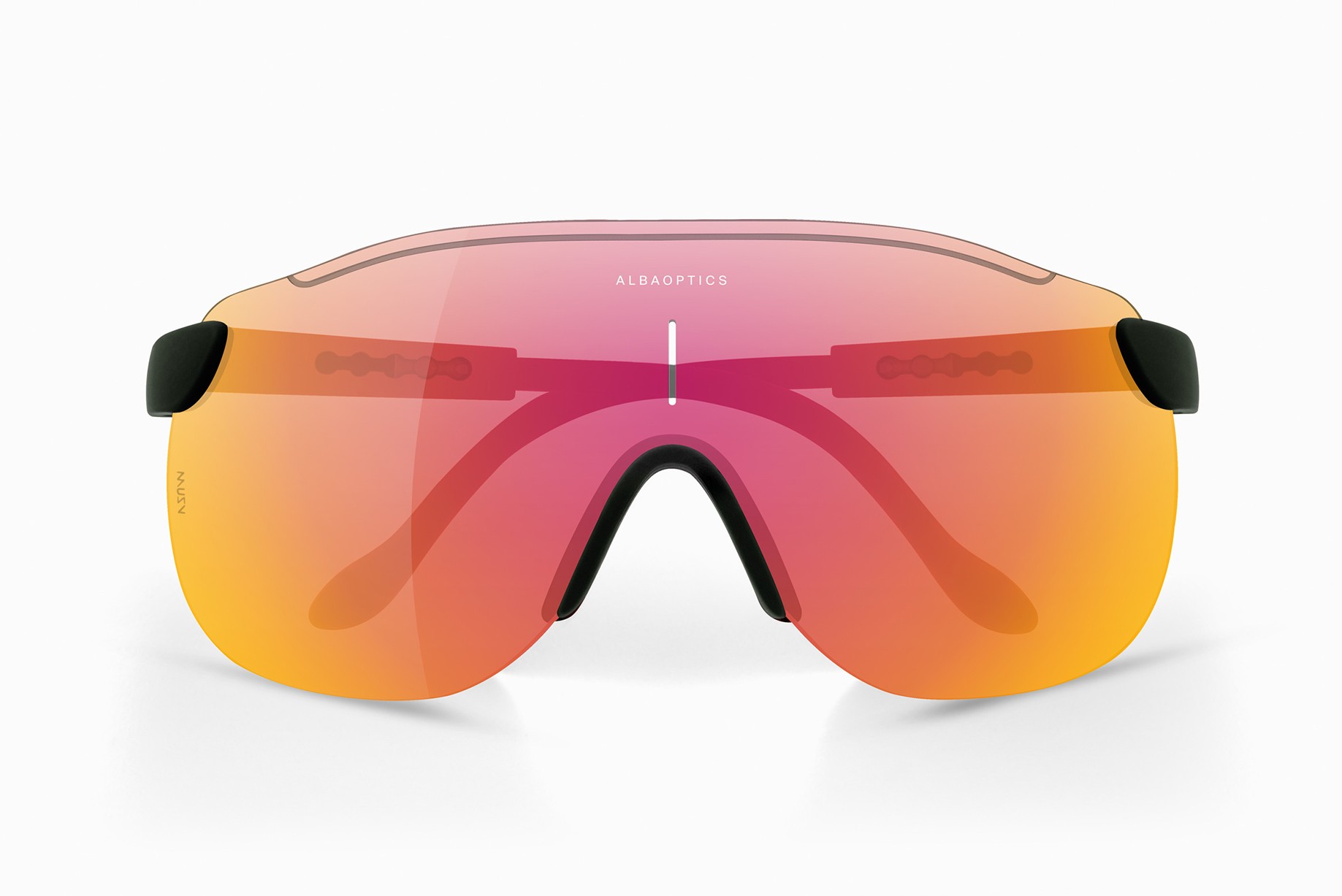 Alba optics stratos lunettes de cyclisme noir - vzum lava lens