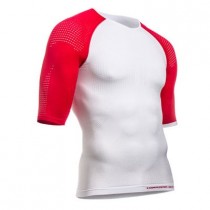 COMPRESSPORT On/Off Multisport Shirt KM White Red