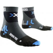 X-Socks biking pro chaussettes gris noir